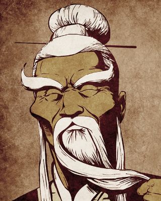 Portrait de Pak Mei (style BD)